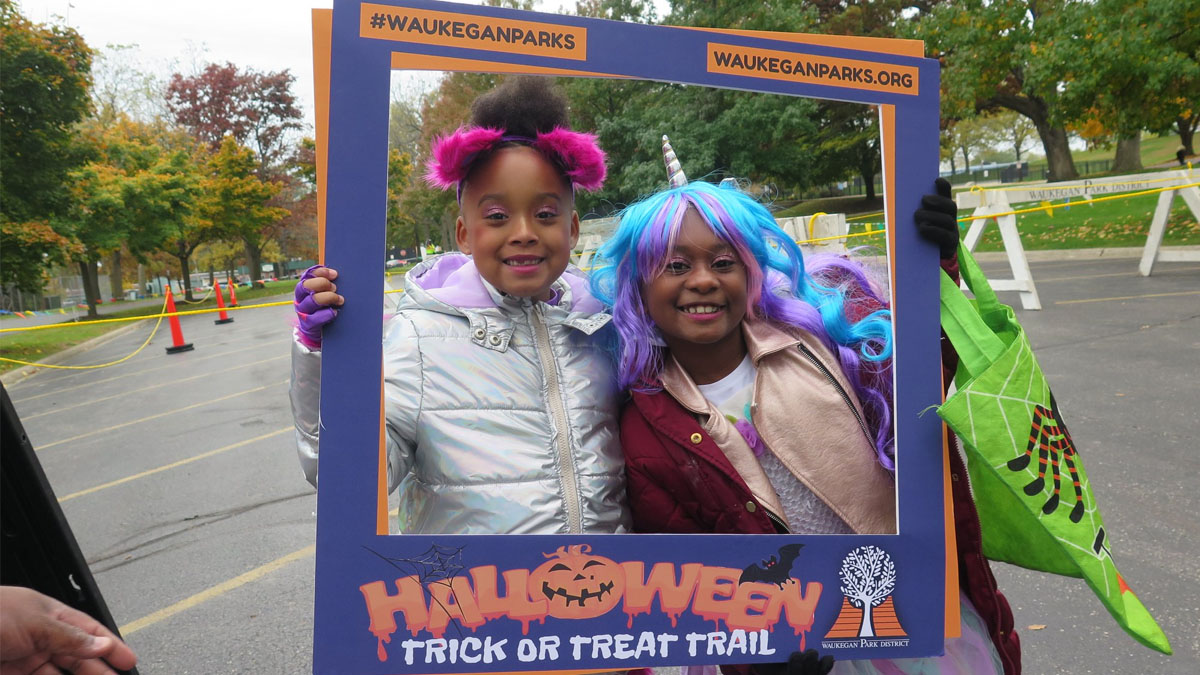 Halloween Trick or Treat Trail at Bowen Park in Waukegan